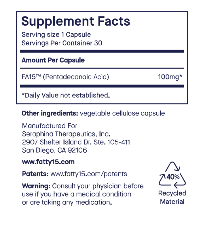 Fatty15 Starter Kit 90-day Supply