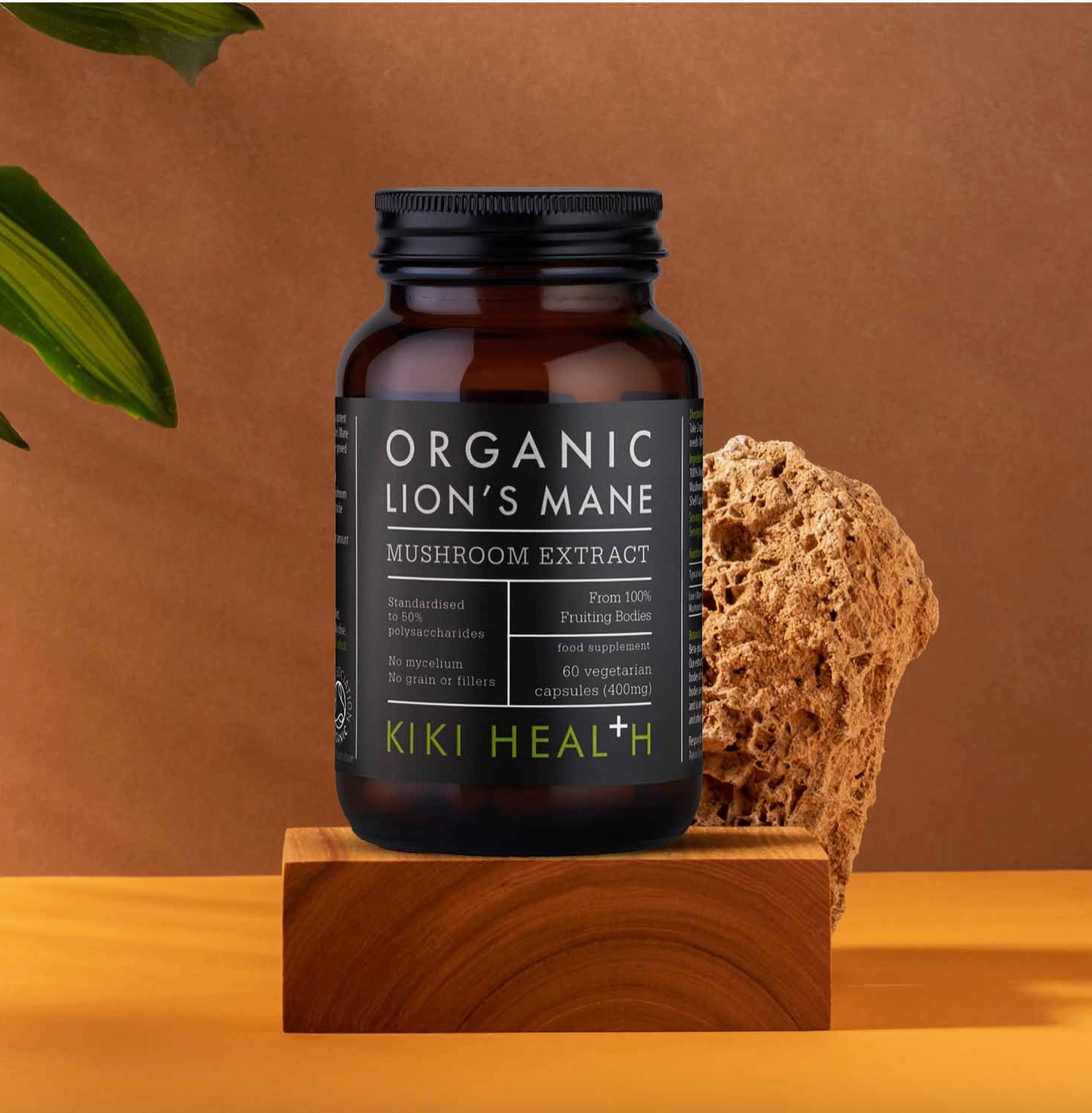 Organic Lion's Mane Extract Mushroom - 60 Vegicaps